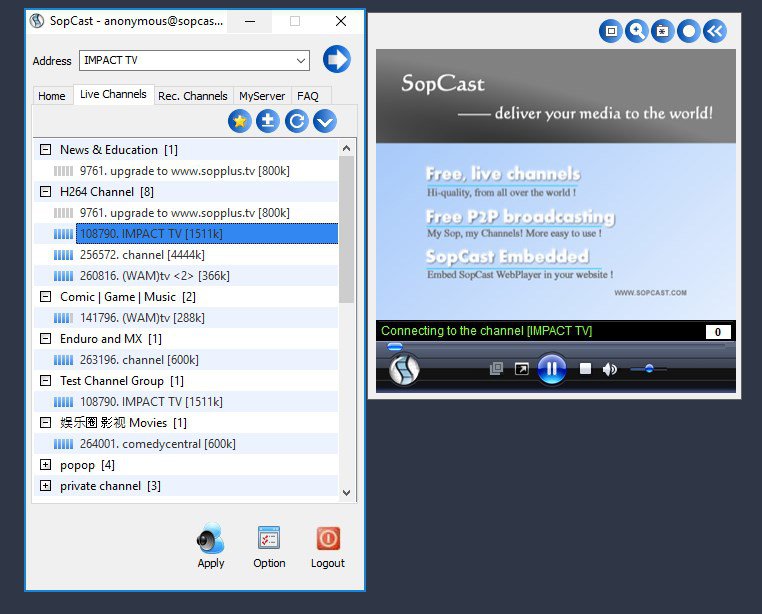 sopcast web player for mac